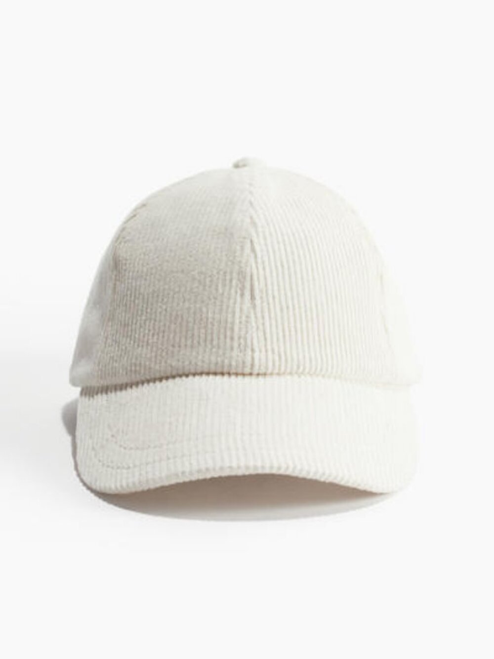 NEW - H&M - corduroy hat - ivory - Size M/L